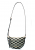 Michael Michael Kors Dover 35S4G4DC5J-BLA Γυναικεία Υφασμάτινη Τσάντα Χιαστί Small Half Moon Xbody Μαύρη