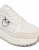 Pinko Gem 15 Sneaker SS0149P069-Z1B Γυναικεία Sneakers Λευκά Δερμάτινα με Suede και Πλατφόρμα 6 cm