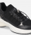 PINKO Γυναικεία Sneakers SS0141P128-Z99 Μαύρα, Knit με Δερμάτινες Λεπτομέρειες και Chunky Σόλα