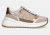 Pinko Gem 11 Γυναικεία Sneakers SS0143P143-PP0 Μπεζ, Δέρμα & Σουέτ, Πλατφόρμα 4,5 cm