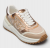 Pinko Gem 11 Γυναικεία Sneakers SS0143P143-PP0 Μπεζ, Δέρμα & Σουέτ, Πλατφόρμα 4,5 cm