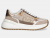 Pinko Gem 11 Γυναικεία Sneakers SS0143P143-PP0 Μπεζ, Δέρμα & Σουέτ, Πλατφόρμα 4,5 cm