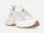 PINKO Ariel 34 SS0141P128-Z1B Γυναικεία Sneakers με Πλεκτό Άνω Μέρος, Δερμάτινες Λεπτομέρειες και Chunky Σόλα, Λευκά