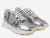 PINKO Γυναικεία Sneakers SS0173P136-ZZF Ασημί Δερμάτινα με Κορδόνια