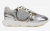 PINKO Γυναικεία Sneakers SS0173P136-ZZF Ασημί Δερμάτινα με Κορδόνια