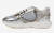 PINKO Γυναικεία Sneakers SS0173P136-ZZF Ασημί Δερμάτινα με Κορδόνια