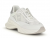 PINKO Ariel SS0097P140-Z1B Γυναικεία Sneakers Λευκά με Ασημί Λεπτομέρειες και Chunky Σόλα