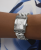 GUESS Cove GW1026L1 Γυναικείο Ρολόι Quartz με Ασημί Καντράν, Ανοξείδωτο Ατσάλι, Ασημί Μπρασελέ, 23mm