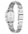 Guess Etta Crystals GW1096L1 Γυναικείο Ρολόι Quartz με Ασημί Ανοξείδωτο Μπρασελέ και Ασημί Καντράν 25mm