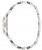 Guess Blair Crystals GW1082L3 Γυναικείο Ρολόι Quartz με Δίχρωμο Ανοξείδωτο Ατσάλι, Ασημί Καντράν 26mm