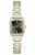 GUESS ETTA GW1096L8 Γυναικείο Ρολόι Quartz, Δίχρωμο Ανοξείδωτο Ατσάλι, Μαύρο Καντράν, 25mm