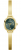 GUESS Penelope Crystals GW0924L7 Γυναικείο Ρολόι Μπαταρίας με Χρυσό Ανοξείδωτο Μπρασελέ και Πράσινο Καντράν 21mm