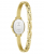 GUESS Penelope Crystals GW0924L7 Γυναικείο Ρολόι Μπαταρίας με Χρυσό Ανοξείδωτο Μπρασελέ και Πράσινο Καντράν 21mm