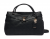 Guess Γυναικεία Τσάντα Ώμου Ella Logo HWPD9746060-BLO Μαύρη, Ανάγλυφο Μονόγραμμα, Χωράει A4