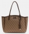 Guess Lindsey HWSG9749240-LTL Γυναικεία Τσάντα Χειρός, Καφέ Πολύχρωμη, Συνθετικό Δέρμα, 45 x 14 x 29 cm