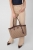 Guess Lindsey HWSG9749240-LTL Γυναικεία Τσάντα Χειρός, Καφέ Πολύχρωμη, Συνθετικό Δέρμα, 45 x 14 x 29 cm