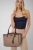 Guess Lindsey HWSG9749240-LTL Γυναικεία Τσάντα Χειρός, Καφέ Πολύχρωμη, Συνθετικό Δέρμα, 45 x 14 x 29 cm