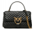 Pinko 100043A0GK-Z99Q Love Lady Puff Classic Γυναικεία Δερμάτινη Τσάντα Ώμου Καπιτονέ Μαύρη