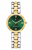 Tommy Hilfiger Annie 1782927 Γυναικείο Ρολόι 26mm με Δίχρωμο Μπρασελέ Ασημί/Χρυσό και Πράσινο Καντράν
