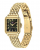 Tommy Hilfiger Mia 1782916 Γυναικείο Ρολόι Quartz με Χρυσό Ατσάλινο Μπρασελέ και Μαύρο-Πράσινο Καντράν 23mm
