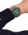 Tommy Hilfiger Bank Chrono 1792293 Ανδρικό Ρολόι Χρονογράφος 44mm με Πράσινο Καντράν και Ασημί Μπρασελέ