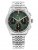 Tommy Hilfiger Bryant 1710813 Ανδρικό Ρολόι Quartz με Ασημί Μπρασελέ και Πράσινο Καντράν 38mm