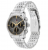 Tommy Hilfiger Empire Chrono 1710812 Ανδρικό Ρολόι Χρονογράφος 38mm με Ασημί Μπρασελέ και Μαύρο Καντράν