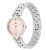 Tommy Hilfiger Annie 1782926 Γυναικείο Ρολόι με Ασημί Μπρασελέ και Ροζ Καντράν 26mm