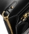 PINKO Γυναικεία Τσάντα Ώμου 100062A0F1-Z99Q από Δέρμα, Μαύρη με Χρυσές Λεπτομέρειες