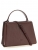 PINKO 100066A315-R49B Love One Classic Light Γυναικεία Δερμάτινη Τσάντα Χειρός & Ώμου  Μπορντό