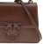 PINKO 100066A315-R49B Love One Classic Light Γυναικεία Δερμάτινη Τσάντα Χειρός & Ώμου  Μπορντό