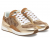 Guess Γυναικεία Sneakers FLJM19FAL12-BEIPL Καφέ/Χρυσά με Κορδόνια