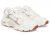 Guess Γυναικεία Sneakers FLJCR6ELE12-GOLD Λευκά με Χρυσές Λεπτομέρειες