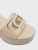 Guess Formal Γυναικεία Πέδιλα FLJFMLLEA03-CREGO με Δερμάτινο Άνω Μέρος, Πλατφόρμα & Τακούνι 12cm