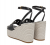 Guess Tanvee FL6ZLLLEA04-blkgo Γυναικείες Πλατφόρμες Μαύρες με Ψηλό Τακούνι 12cm