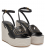 Guess Tanvee FL6ZLLLEA04-blkgo Γυναικείες Πλατφόρμες Μαύρες με Ψηλό Τακούνι 12cm