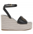 Guess Tanvee FL6ZLLLEA04-blkgo Γυναικείες Πλατφόρμες Μαύρες με Ψηλό Τακούνι 12cm