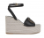 Guess Tanvee FL6ZLLLEA04-blkgo Γυναικείες Πλατφόρμες Μαύρες με Ψηλό Τακούνι 12cm