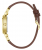Guess Ginger GW1020L7 Γυναικείο Ρολόι Quartz 30mm με Καφέ Δερμάτινο Λουράκι
