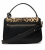 Guess Audrey HWLG9734210-LEO Γυναικεία Τσάντα Ώμου από Φυσικό Δέρμα με Τρίχα Leopard Μπεζ/Μαύρη 25x17x8cm