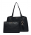 Guess Melody HWBG9735230-BLA Γυναικεία Τσάντα Shopper Μαύρη 43x28x15cm με Πρόσθετο Τσαντάκι