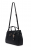 Guess Ella Logo HWPD9746060-BLO Γυναικεία Τσάντα Χειρός/Ώμου Μαύρη με Μονόγραμμα