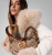 Guess Camden Mini HWJJ9308720-LLG Γυναικεία Τσάντα Ώμου με Jacquard 4G Logo