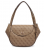 Guess Γυναικεία Τσάντα Ώμου HWSG9756190-LTL Ανοιχτό Καφέ με Monogram