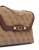 Guess Lindsey HWSG9749210-LTL Γυναικεία Τσάντα Ώμου Ανοιχτό Καφέ με Μονόγραμμα 26x16x8cm