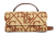 Guess Kristen HWWL9743200-NRC Γυναικεία Τσάντα Χειρός / Χιαστί Μπεζ-Καφέ με Monogram