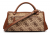 Guess Audrey Logo HWJG9755060-LTL Γυναικεία Τσάντα Χειρός / Ώμου Ανοιχτό Καφέ με Monogram