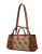 Guess Audrey Logo HWJG9755060-LTL Γυναικεία Τσάντα Χειρός / Ώμου Ανοιχτό Καφέ με Monogram