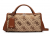 Guess Audrey Logo HWJG9755060-LTL Γυναικεία Τσάντα Χειρός / Ώμου Ανοιχτό Καφέ με Monogram