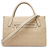 Guess Jodi HWPD9769220-LBO Γυναικεία Τσάντα Χειρός/Ώμου Ανοιχτό Μπεζ με Monogram